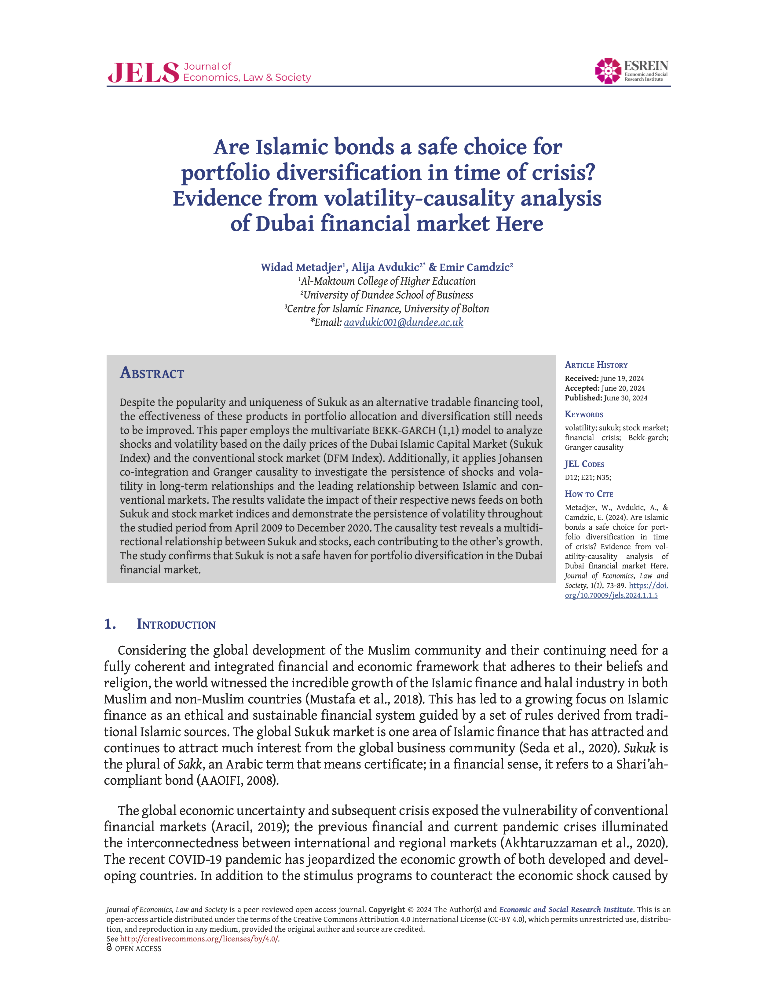 Article 5, Vol. 1, Iss. 1